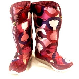 COACH Puffy Winter Boots